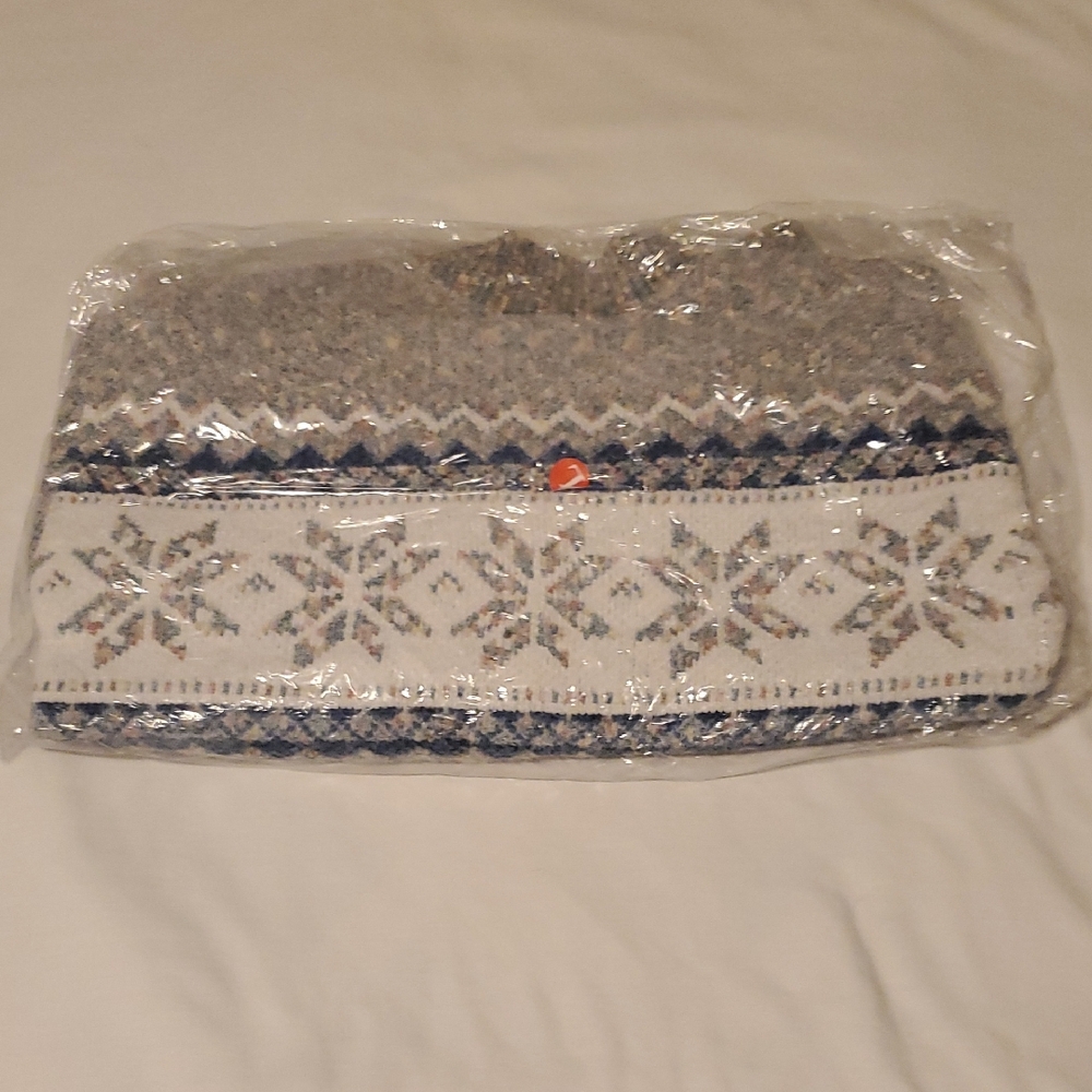 New Chenille Thickened Snowflake Pattern Turtlene… - image 5